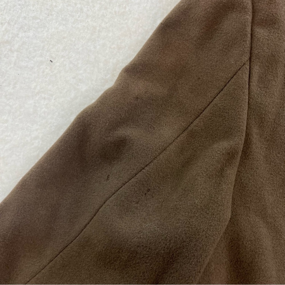Vintage Weatherproof Brown Cashmere Blend Trench Coat Size R 42 - Picture 12 of 17